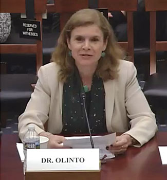 Angela Olinto: the 114th Congress Hearing - Astronomy, Astrophysics, and Astrobiology